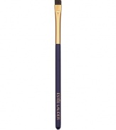 Line and define with precision. Angled tip makes applying brow powder and liquid or gel eyeliner a breeze. See an even line every time. This brush can also be used to line eyes with powder eyeshadow: press brush tip into shadow, then press into lashline. All Estée Lauder brushes are composed of the finest quality materials and are designed to ensure the highest level of makeup artistry. 