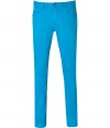 Get the look of the moment in Closeds bright blue slim fit jeans - Classic five-pocket styling, logo detail at fly, belt loops - Straight leg, slim fit - Wear with a long sleeve tee, a cardigan and lace-up boots