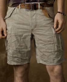 Few things are as classic as denim, but when outfitted in a sun-faded wash with rugged cargo styling, our jean short transforms into a fresh new favorite for taking on the urban terrain. Few things are as classic as denim, but when outfitted in a sun-faded wash with rugged cargo styling, our jean short transforms into a fresh new favorite for taking on the urban terrain.