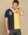 This rugby polo shirt from Tommy Hilfiger is field-ready fashion for fall.