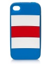 Featuring a colorful design on the back, this protective silicone case holds your iPhone in style.