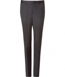 Add elegant flair to your workweek look with these classic straight leg trousers from PS Paul Smith - Flat front, belt loops, on-seam pockets, back welt pockets, crease detail - Style with a printed button down, a matching blazer, and suede ankle boots Add elegant flair to your workweek look with these classic straight leg trousers from PS Paul Smith - Flat front, belt loops, on-seam pockets, back welt pockets, crease detail - Style with a printed button down, a matching blazer, and suede ankle boots