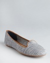 These summery Splendid smoking flats combine this trendy slip on silhouette with airy, French-inspired fabrics.