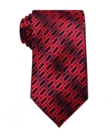 In an easy-care fabrication, this tie from John Ashford instantly simplifies your morning routine. In an easy-care fabrication, this tie from John Ashford instantly simplifies your morning routine.