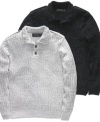 Lend your seasonal wardrobe a sporty vibe with this textured sweater from Retrofit.