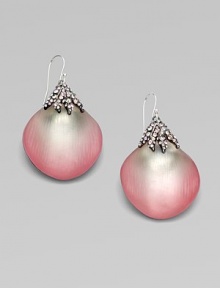 EXCLUSIVELY AT SAKS. From the Lucite Grey Gardens Collection. Soft pink petals of hand-sculpted, hand-painted Lucite, capped with shimmering Swarovski crystals.LuciteCrystalRuthenium finishing and rhodium finishingLength, about 2Sterling silver ear wireMade in USA EXCLUSIVELY AT SAKS. From the Lucite Grey Gardens Collection. Soft pink petals of hand-sculpted, hand-painted Lucite, capped with shimmering Swarovski crystals.LuciteCrystalRuthenium finishing and rhodium finishingLength, about 2Sterling silver ear wireMade in USA