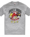 Let your casual wardrobe level up with this cool Angry Birds graphic tee from Fifth Sun.