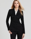 Artfully cut, this Rachel Zoe jacket boasts corset-style seaming giving flattering structure.
