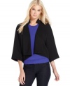 T Tahari's latest jacket is a chic way to usher in the fall season with its beautiful cape styling. (Clearance)