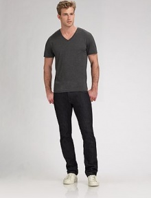 A super-soft, melange knit in silk and cotton. Silk/cotton; dry clean Imported