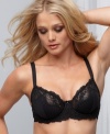 Delight your senses with the cute stripes, pretty lace and comfortable fit of this Paramour bra. Style #115353