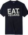 Carnivores unite! This medium weight t-shirt by Volcom will non meat-eaters know exactly how you feel.