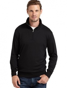 THE LOOKIce cotton finish for a cooling feelFunnelneckHalf-zip closureLong sleevesTHE MATERIALCottonCARE & ORIGINMachine washImported THE LOOKIce cotton finish for a cooling feelFunnelneckHalf-zip closureLong sleevesTHE MATERIALCottonCARE & ORIGINMachine washImported