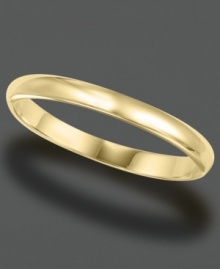 A delicate ring of 14k gold: timeless sophistication and endless grace in the perfect everyday band. Size 4-8. A delicate ring of 14k gold: timeless sophistication and endless grace in the perfect everyday band. Size 4-8.