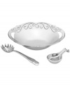 With a feminine edge and pretty perforated detail in pure aluminum, the French Perle pasta bowl and servers present your favorite comfort foods with decidedly vintage charm. A brilliant complement to French Perle dinnerware. Qualifies for Rebate