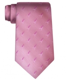 Raise awareness until there's finally a cure for breast cancer. This signature tie from Susan G. Komen is an empowering piece for every man. Raise awareness until there's finally a cure for breast cancer. This signature tie from Susan G. Komen is an empowering piece for every man.