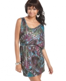 Add street edge to your bevy of party dresses in this chain print style from Apple Bottoms! Add street edge to your bevy of party dresses in this chain print style from Apple Bottoms!
