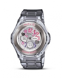 A bold, bright shock resistant Baby-G. A bold, bright shock resistant Baby-G.