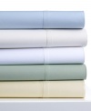 Crafted of a rich 800-thread count cotton blend, this sheet set is luxuriously soft to the touch and feature a single-ply design and wrinkle-resistant finish. Come in an array of muted hues and each set includes four pillowcases for added convenience.