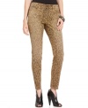 Add a wild touch to your wardrobe with these leopard-printed skinnies from DKNY Jeans.