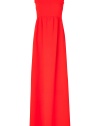 With its ladylike cut and modern fluo coloring, Roksanda Ilincics neon red dress is an eye-catching choice, guaranteed to make an impact - Wide neckline, sleeveless, pleated waist, exposed metal back zip - Tailored bodice, full floor-length skirt - Wear with heels and chunky statement jewelry