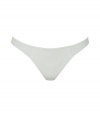 Luxurious thong in fine ivory synthetic fiber/cotton blend - very soft and oustandingly comfortable due to stretch content - a classic with a comfortable moderate wide waistband and high rise - perfect elastic fit - stylish, sexy, seductive - fits under (almost) all outfits