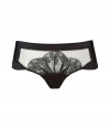 Dainty and enticing, these lace-laden La Perla shorts will add a sexy kick to any look - Satin trim, floral lace-detail, semi-sheer - Perfect under virtually any outfit or with the matching bra for stylish lounging
