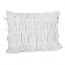 A chic, airy cotton decorative pillow from DKNY. A chic, airy cotton decorative pillow from DKNY.