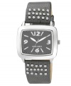 This casual watch from Nine West adds edge to your wrist with studded detail.