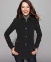 Fill your cold weather needs with this chic wool-blend coat from Anne Klein. It's just right for a polished look every time! (Clearance)
