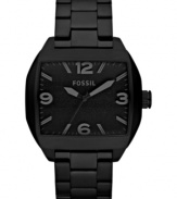 Blacked out designs make for an intriguing look. This Fossil watch adds mystery to your style.