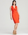 This energetic Nanette Lepore dress updates your work collection with its electric hue and lively attitude. A summer must-have from this designer favorite, it's sure to work wonders for your weekly wardrobe.