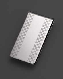 This classic sterling silver money clip from Dolan & Bullock features engravable space and a subtle pattern. From the Sterling Silver Engravables Collection. This classic sterling silver money clip from Dolan & Bullock features engravable space and a subtle pattern. From the Sterling Silver Engravables Collection.