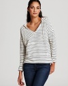 Soft Joie Sweatshirt - Evita Stripe Hoodie