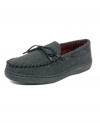 Keep your toes toasty this season with these cozy Woolrich moccasins.