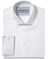 Add a whole new dimension to your dress wardrobe with this textured slim-fit shirt from Marc New York.