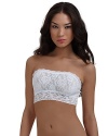 A great alternative to your typical strapless bra. A pretty lace bandeau with an elastic strip on top and bottom for a secure fit.