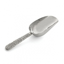 Marked by incredible handcrafting, this ice scoop embellished with countless molten beads carefully placed by a highly skilled artisan. The look is streamlined, timeless, organic and soulful. Marked by incredible handcrafting, this ice scoop embellished with countless molten beads carefully placed by a highly skilled artisan. The look is streamlined, timeless, organic and soulful.