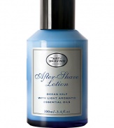A cooling lotion that instantly hydrates to soothe and revitalize shaved skin without any residue. It hydrates to revitalize the skin and prevents feelings of dryness, tightness, and irritation, without leaving an oily finish. 3.4 oz.