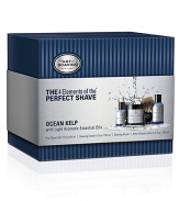 This kit contains the four elements of the Perfect Shave. Kit includes: 2 oz. Pre-Shave Gel, 5 oz. Shaving Cream, Pure Badger Shaving Brush, and 3.4 oz. After-Shave Lotion.