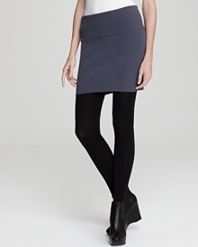 A 7-day staple style is anything but basic when rendered in the plushest cashmere, as is this Donna Karan New York mini skirt--endlessly chic with everything from an easy tee to a chunky knit sweater.