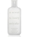 Enriched with Tsubaki oil, a precious oil from Japan's Izu islands, the Moisturizing Shower Gel gently cleanses, leaving the skin supple, soft, and lightly fragranced with a scent by Issey Miyake. 6.7 oz. 