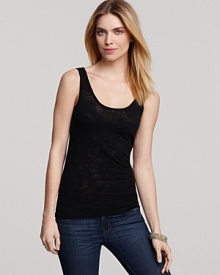 Featuring a subtly sheer burnout effect, this ALTERNATIVE tank is a must-have essential for every wardrobe.