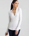 James Perse Top - Woven Collar