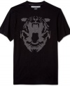 Loose lips sinks ships.  Metal mouth short sleeve crew neck t-shirt by Sean John Big & Tall.