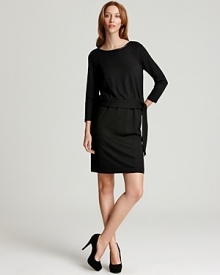 This Elie Tahari dress features a chic waist tie and will take you from workday to weeknight in serious style.