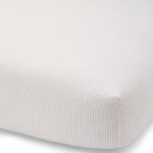 A coordinating pale pink pin dot on a white background in soft cotton.The American Academy of Pediatrics and the U.S. Consumer Product Safety Commission have made recommendations for safe bedding practices for babies. When putting infants under 12 months to sleep, remove pillows, quilts, comforters, and other soft items from the crib. A coordinating pale pink pin dot on a white background in soft cotton.The American Academy of Pediatrics and the U.S. Consumer Product Safety Commission have made recommendations for safe bedding practices for babies. When putting infants under 12 months to sleep, remove pillows, quilts, comforters, and other soft items from the crib.