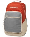 Keep carrying on. You won't have any worries about transporting your laptop and more with this backpack from Quiksilver.