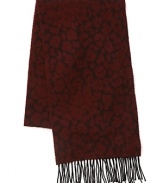 A rich, leopard-inspired print adorns this winter essential from Paul Smith.