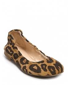 Exotic leopard print and comfortable flex styling make Saturday style a little more chic. By Boutique 9.
